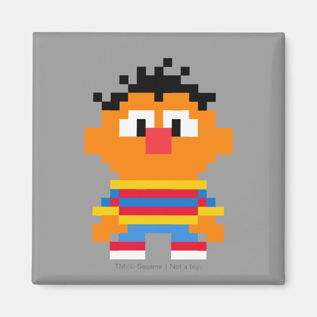 Imã Ernie Pixel Art (Frente)