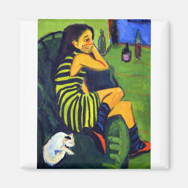 Imã Ernst Ludwig Kirchner Artiste Marcella (Frente)