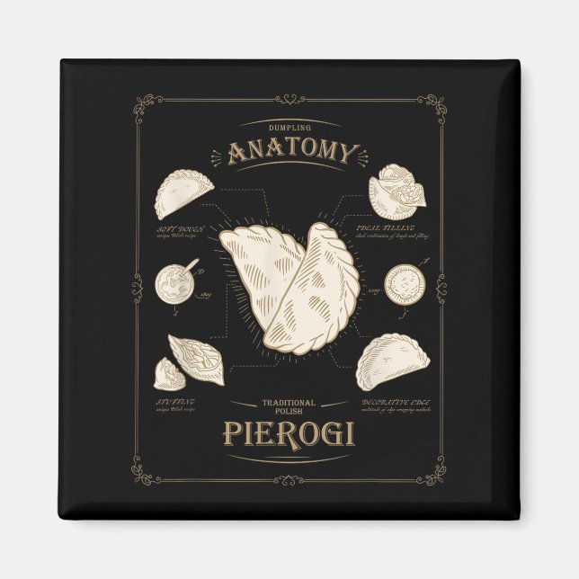 Imã Erogi Dumpling Anatomy Unique Lish Recipe Tee, Per (Frente)