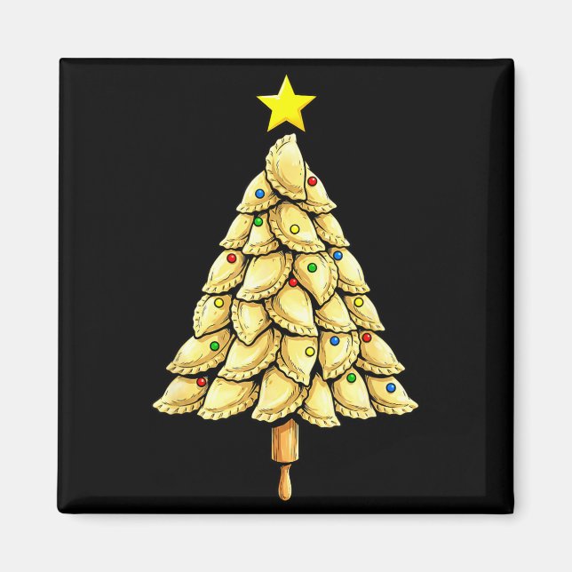 Imã Erogi Tree Christmas Xmas Funny Lish Food Costume  (Frente)