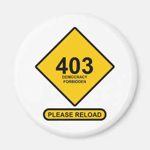 Imã Erro 403: Democracia Proibida
