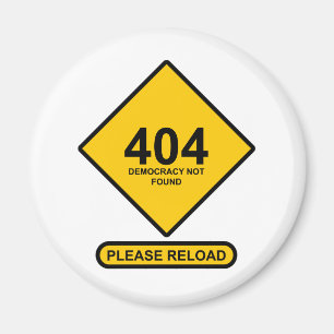 Imã Erro 404: Democracia Não Encontrada