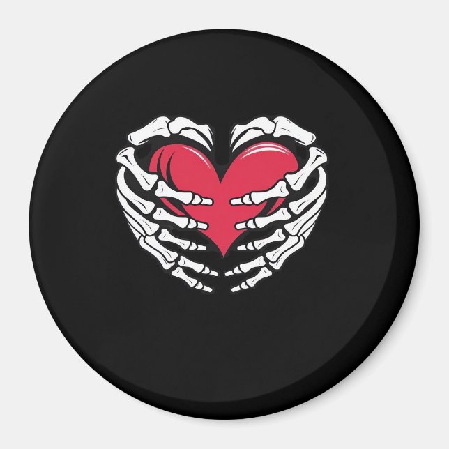 Imã Erupção Cutânea Em Mãos Esqueletais Clássica (Frente)