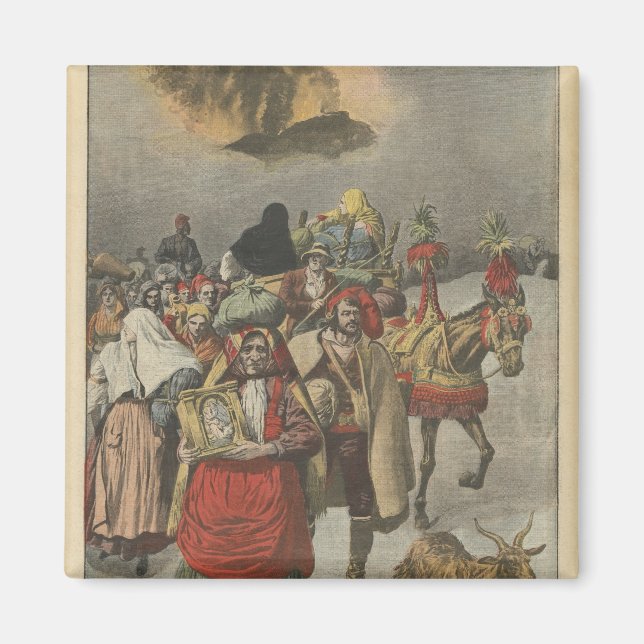 Imã Erupção do Monte Etna (Frente)