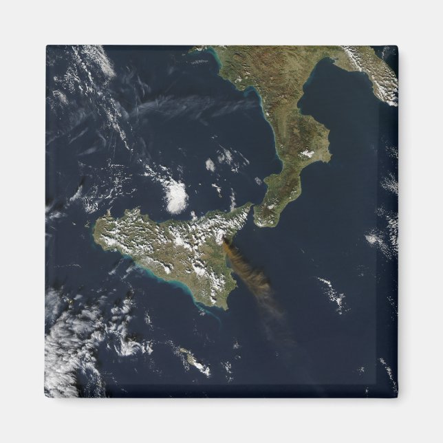 Imã Erupção do Monte Etna na Sicília (Frente)