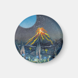 Imã Erupção do vulcão