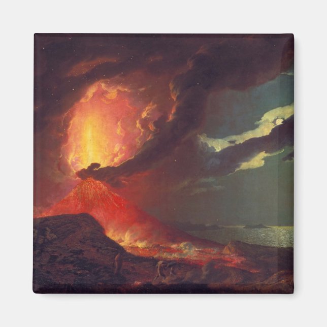 Imã Erupção vulcânica do Monte Vesúvio (vulcão vivo) (Frente)