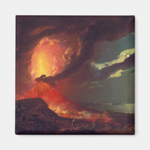 Imã Erupção vulcânica do Monte Vesúvio (Wright)
