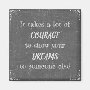 Imã Es erfordert Mut