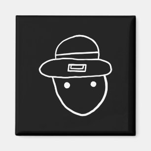 Imã Esboço Amador de Leprechaun Engraçado Meme Irlandê