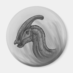 Imã Esboço de Parasaurolophus