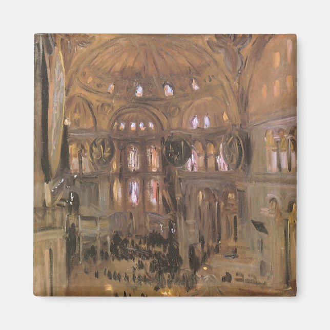 Imã Esboço de Santa Sofia por John Singer Sargent (Frente)