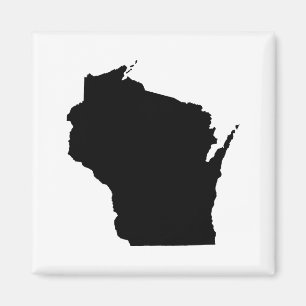 Imã Esboço do estado de Wisconsin