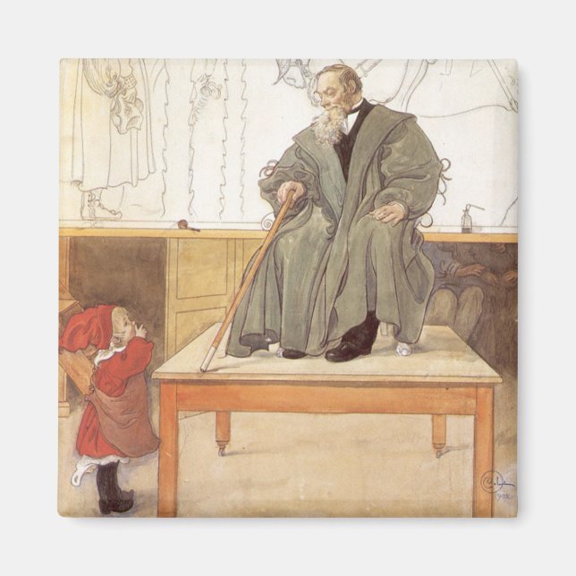 Imã Esborjn e seu avô (Rapariga e Avô) (Frente)