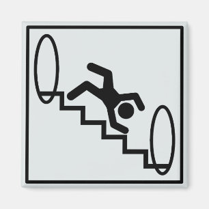 Imã Escadas de Stickman - perigo