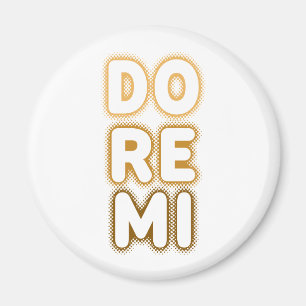 Imã Escala Musical Do Re Mi