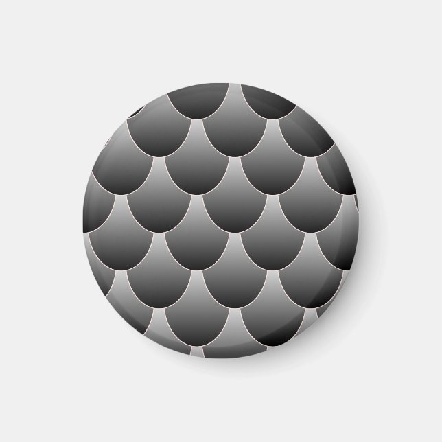 Imã Escalas de Cinza e preto (Frente)