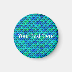 Imã Escalas do azul do Aqua de Falln