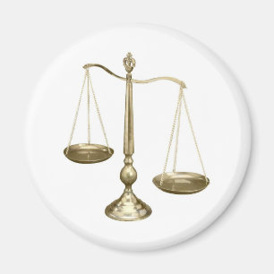 Imã escalas do ouro de justiça