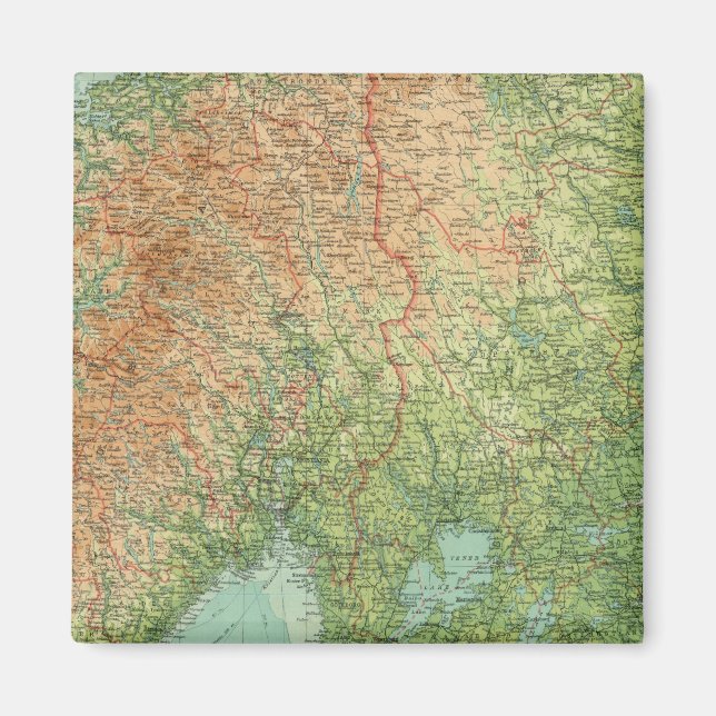 Imã Escandinávia do Sul e Dinamarca (Frente)