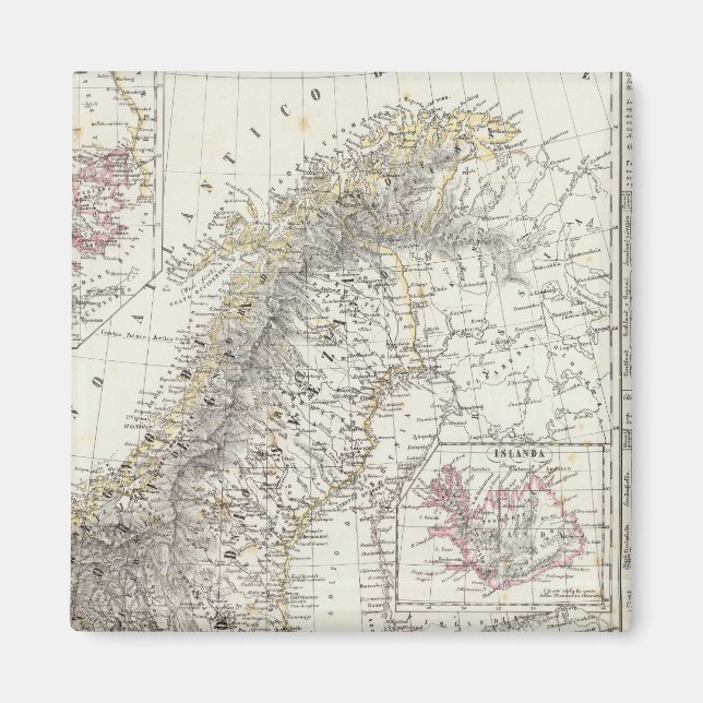 Imã Escandinávia, Suecia, Noruega (Frente)