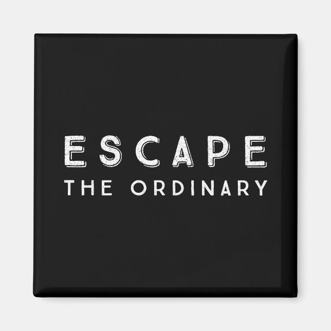 Imã Escapar A Cotação Inspiracional Comum (Frente)