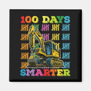 Imã Escavadeira 100 Dias Mais Inteligente 100º Dia de