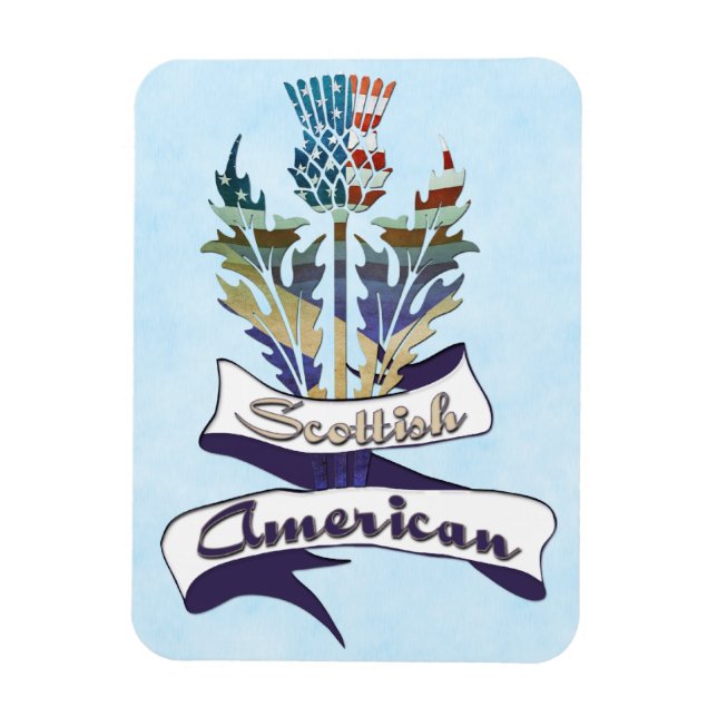 Ímã Escocês Americano Thiste Flexi Magnet (Vertical)
