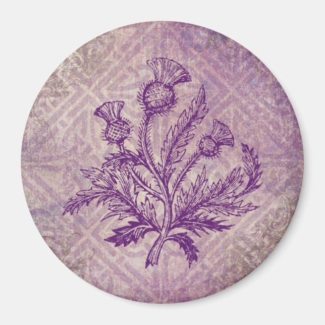 Imã Escocês - Roxo - Nó Celta (Frente)