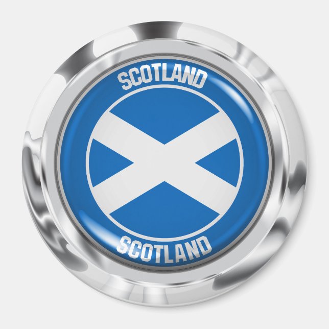 Imã Escócia Round Emblem (Frente)
