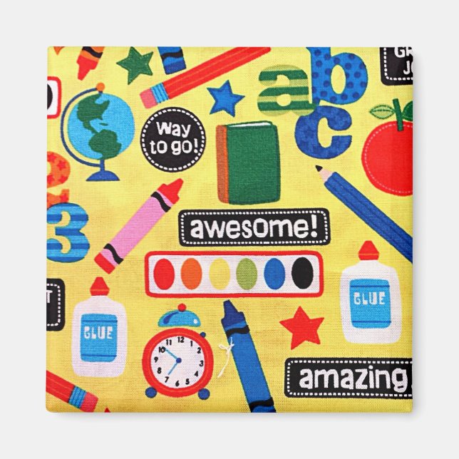 Imã Escola ABC incrível (Frente)