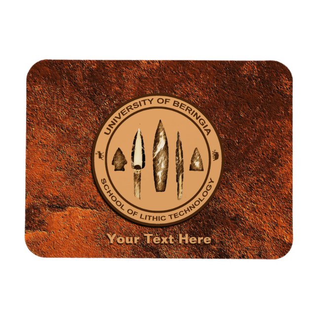 Ímã Escola Beríngia de Tecnologia Lítica (Horizontal)