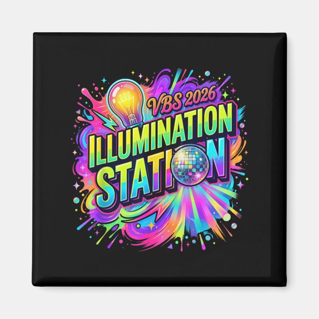 Imã Escola Bíblica de Férias Vbs Crew 2026 Illuminatio (Frente)