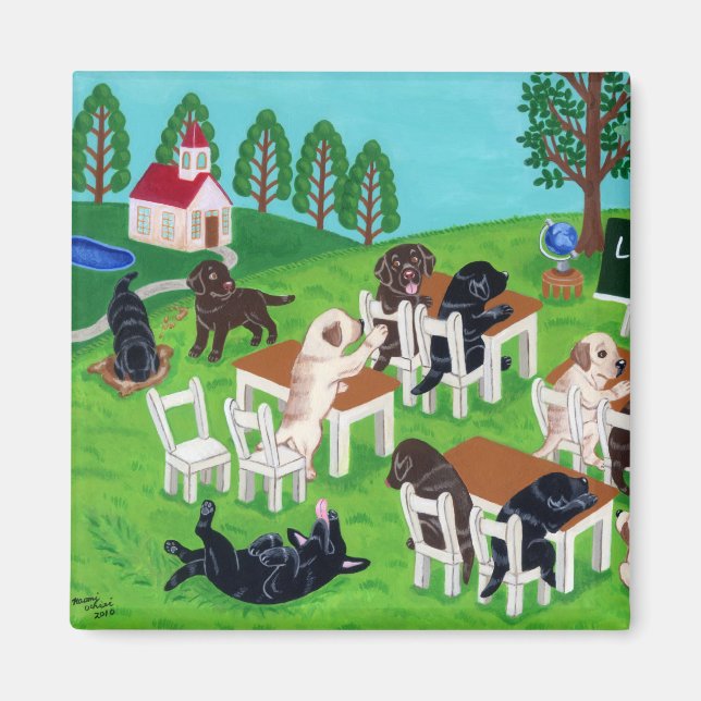 Imã Escola Labrador (Frente)