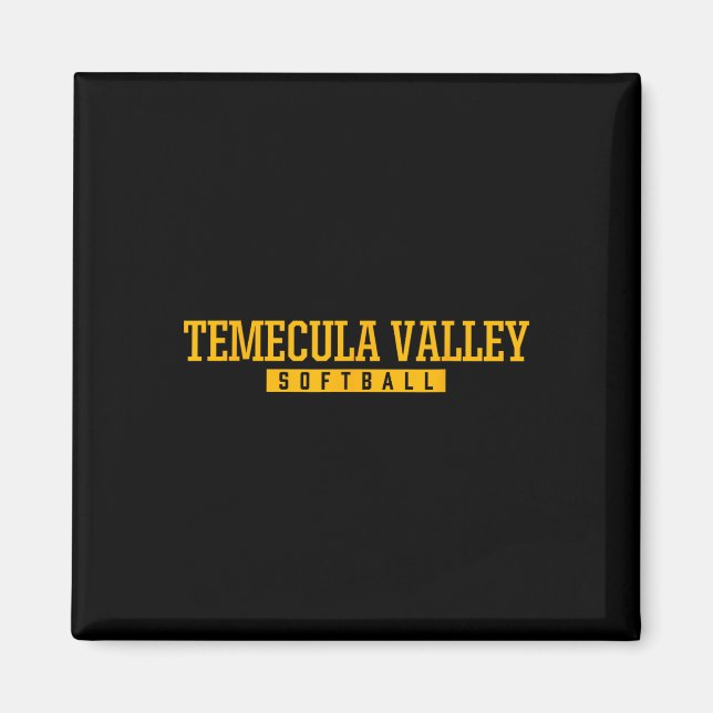 Imã Escola Secundária Temecula Valley Softll  (Frente)