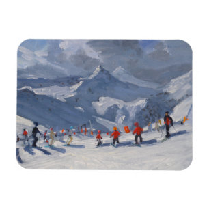 Ímã Escola Tignes 2009 do esqui