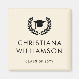 Imã Escolas Personalizadas e Formandos Elegantes