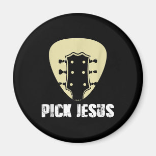 Imã Escolha Jesus Músico Religioso Presente Ideia Viol