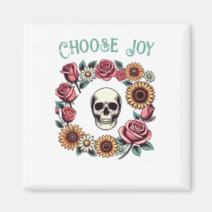 Imã Escolha o Caveira de Joy e Flores