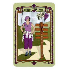 Ímã Escolha o seu Magnet de Refrigerador Path_A_4x6