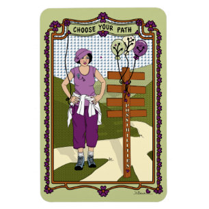 Ímã Escolha o seu Magnet de Refrigerador Path_A_4x6