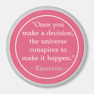 Imã Escolhe a Cotação Inspiracional Emerson
