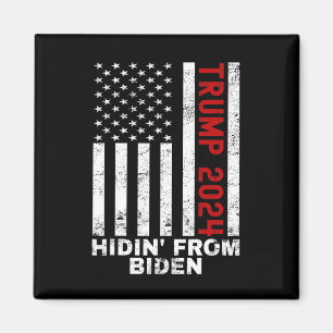 Imã Escondidas De Crianças Biden Homens Trump Flag Ant