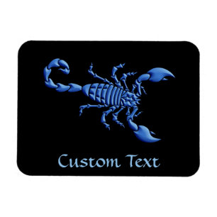 Ímã Escorpião Azul