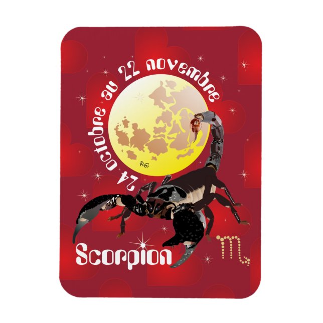 Ímã Escorpião Premium Flexi Magnet (Vertical)