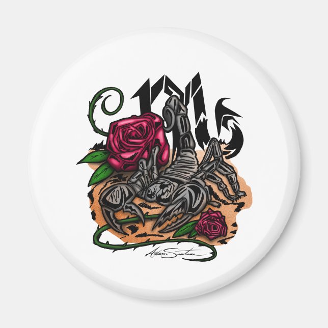 Imã Escorpião - Zodíaco (Frente)