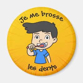 Imã Escovo-me os dentes - Rotina diária