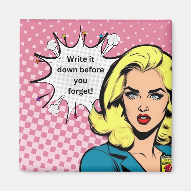 Imã Escreva-o com um ímã Pop (Frente)