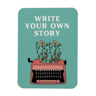 Ímã Escreva Sua Própria Vintagem De História