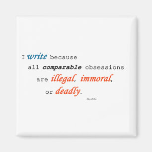 Imã Escrevo porque...